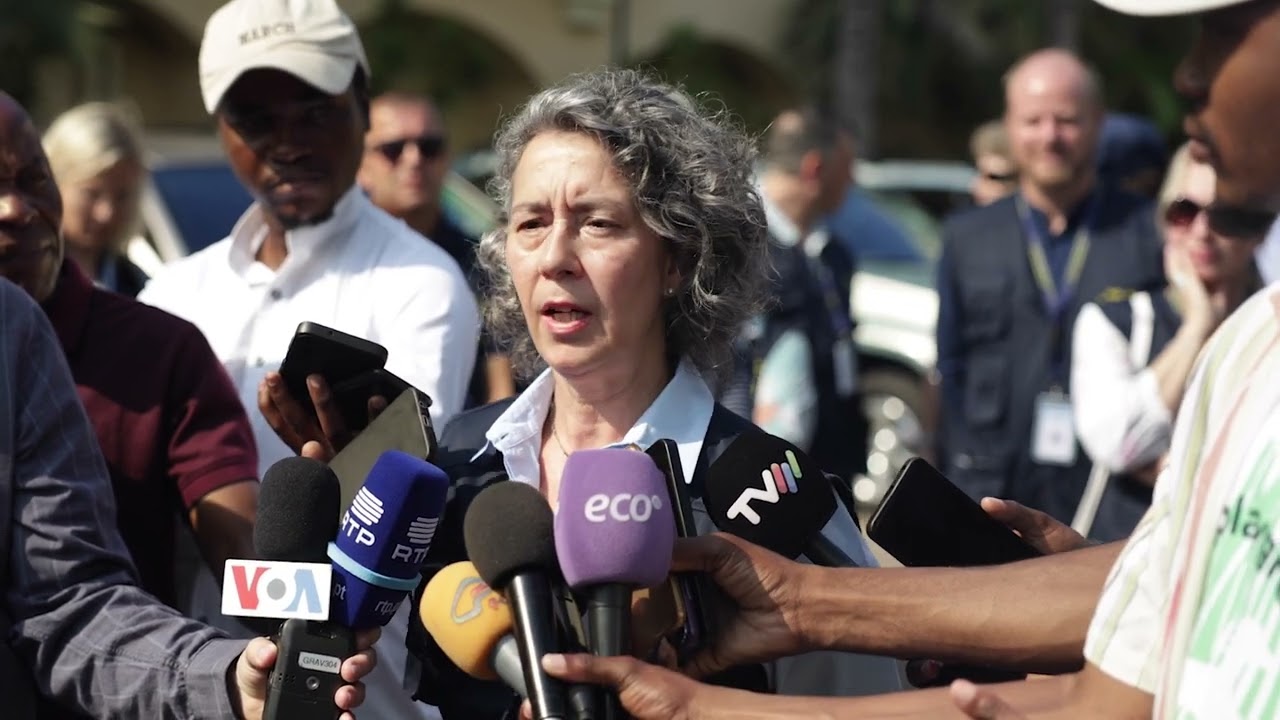 Mozambique 2024 EU EOM - Deputy Chief Observer addressing the journalists