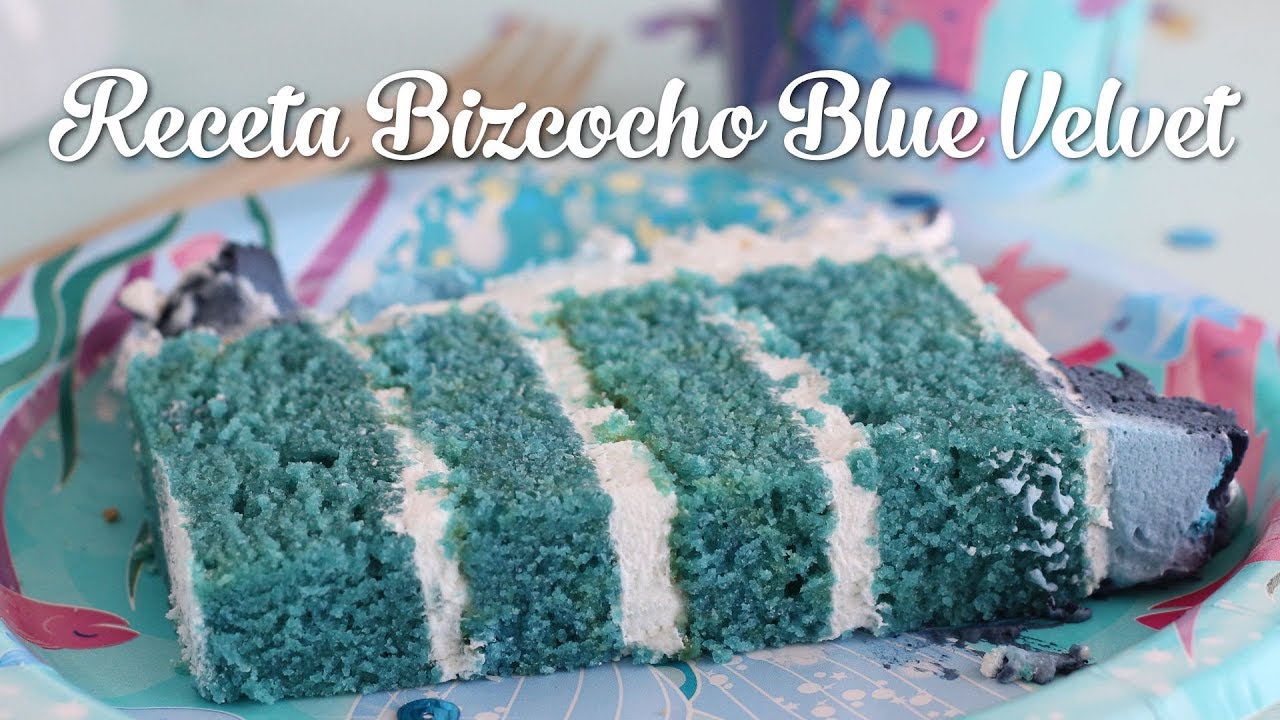 Cómo hacer un BIZCOCHO BLUE VELVET
