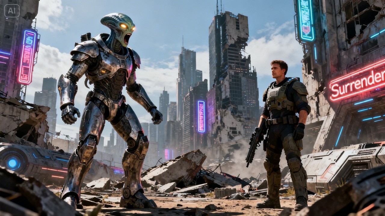 Alien Commander Shouted “Surrender,” Human Said “After Lunch”   HFY   Sci Fi Story