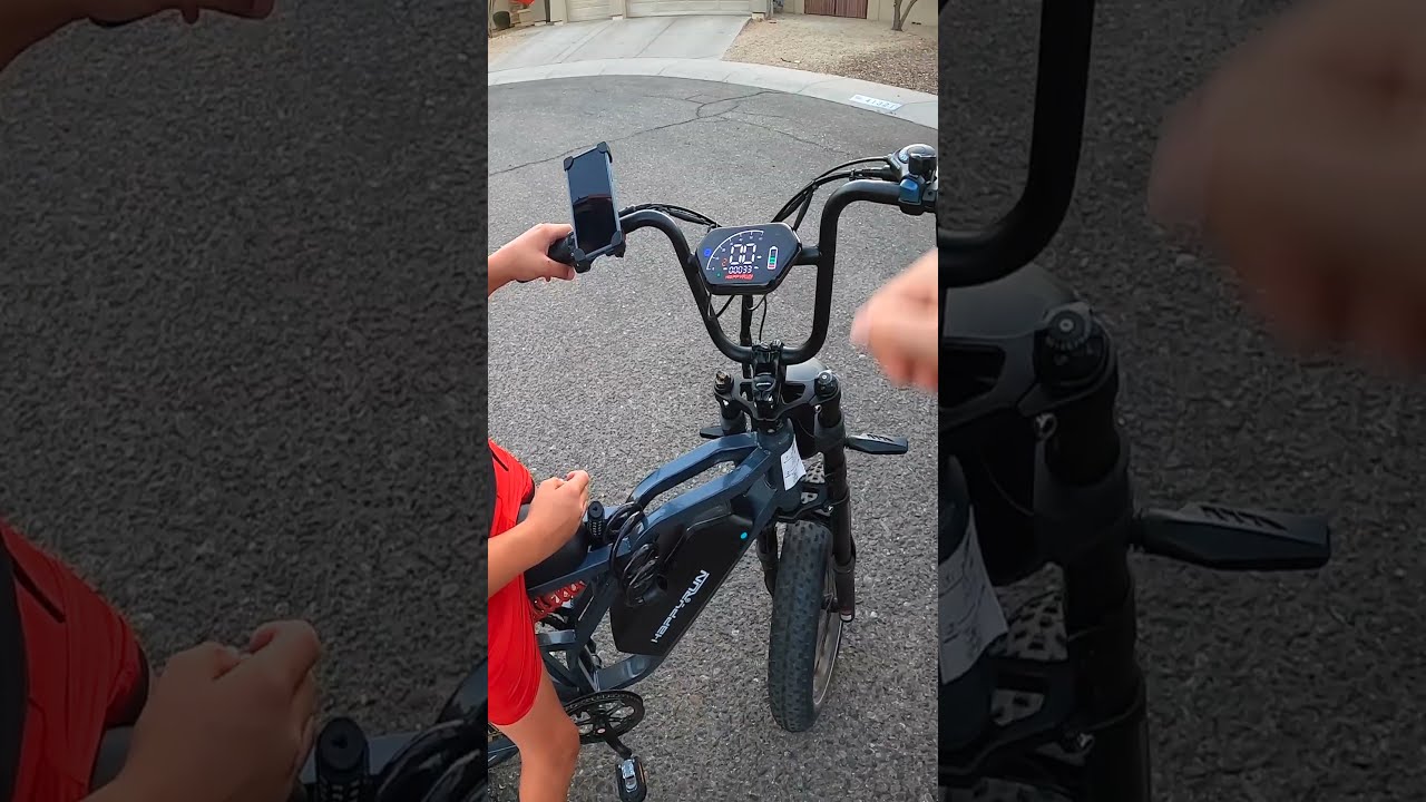 Kid Got His First Ebike 