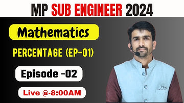 MP SUB ENGINEER Notification 2024 | Non Technical | Mathematics ( Ep-02 ) | Mp Sub Engineer Vacancy