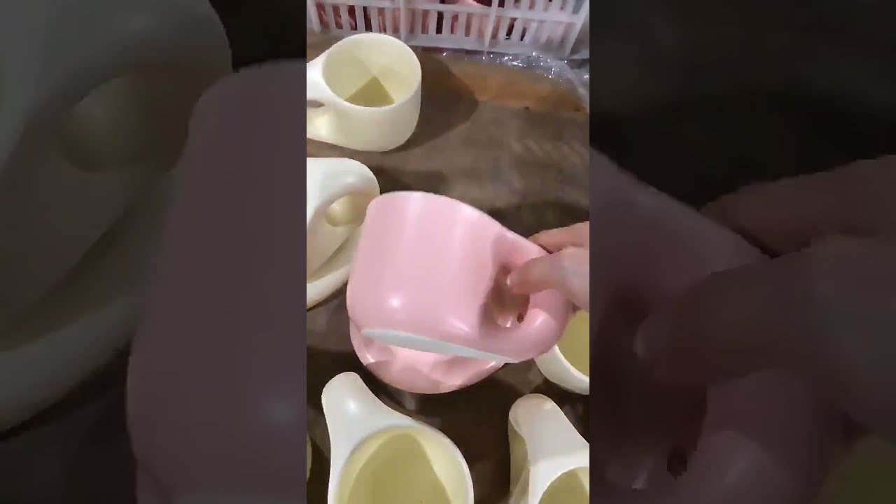 Nordic Ceramic Mug with Fat Large Handle and Saucer - Elegant Coffee & Tea Experience