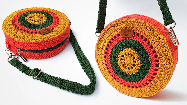 Easy Crochet Tutorial: Round Bag with Zipper