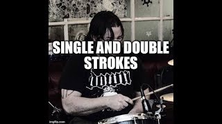 20 minute run through single double strokes