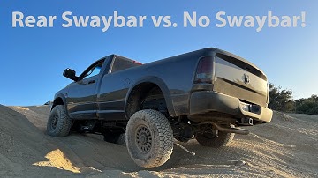 Flex Test: Does Disconnecting the Rear Sway Bar Increase Articulation?