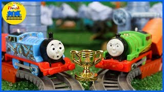 Thomas Vs Racing Percy Thomas And Friends The Great Race Trackmaster Toy Trains For Kids