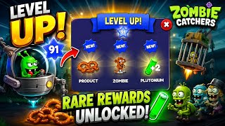 I REACHED LEVEL 91 in Zombie Catchers!  NEW Zombie & RARE Rewards! screenshot 3