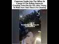 Cameroon Youths Join The Officer In Charge Of The Polling Station In Counting Votes One By One