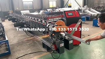 Roll Up Door Guide Rail Roll Forming Machine - How it