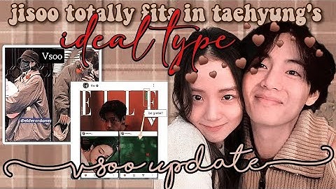 JISOO TOTALLY FITS IN TAEHYUNG