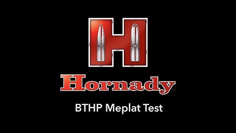 BTHP Meplat Test - PROOF TIPS CHANGE SHAPE