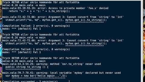 Vala tutorial 2 -- Classes pt.2