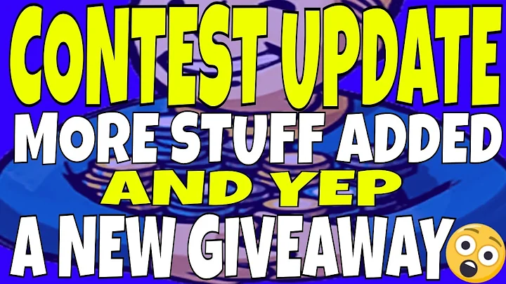 Contest Update (more stuff added) And a brand new Giveaway starting Soon