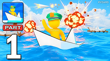 Sails Battle: Naval War.io - Gameplay Walkthrough Part 1 - Raft Battle Commander (Android, iOS)