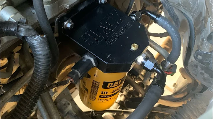 Black Market Performance CAT Fuel Filter 2010 Ram 2500 6.7 Cummins Mega Cab