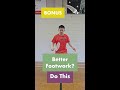 This exercise can give you explosive badminton footwork speed when you need it 🔥💪👣
