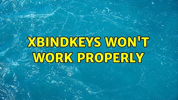 Ubuntu: Xbindkeys won