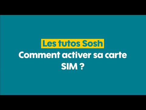 Sosh - Activer sa carte SIM