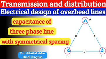 capacitance of three phase line with symmetrical spacing | capacitance |  future inventors | byFI