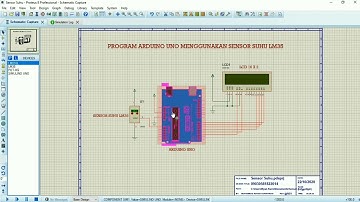 Simulasi proteus 8 professional mengunakan sensor suhu LM35 berbasis arduino uno 09030581822014
