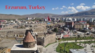 One Day Walking around Erzurum City in Turkey