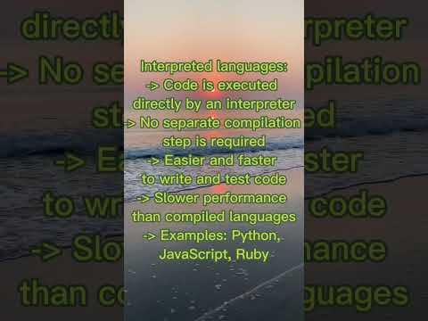 Compiled vs Interpreted