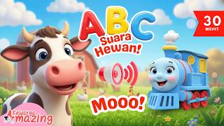 🐾 Learn Animal Names A–Z with Real Sounds 🔊 | Animal Sounds for Kids Education