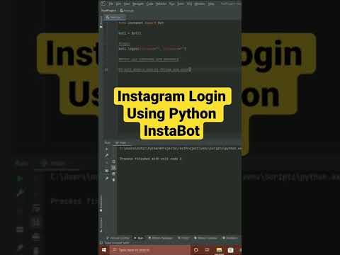 Instagram Login Using Python Instabot