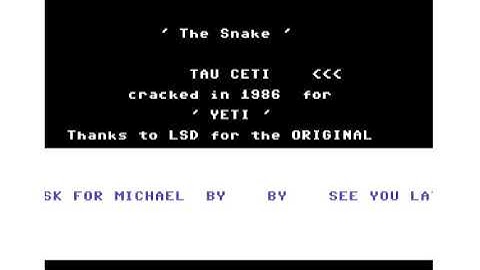 Yeti Factories (YF) Intro 6 ! Commodore 64 (C64)