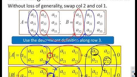 matrices 14 - properties of determinants continued