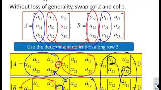 matrices 14 - properties of determinants continued