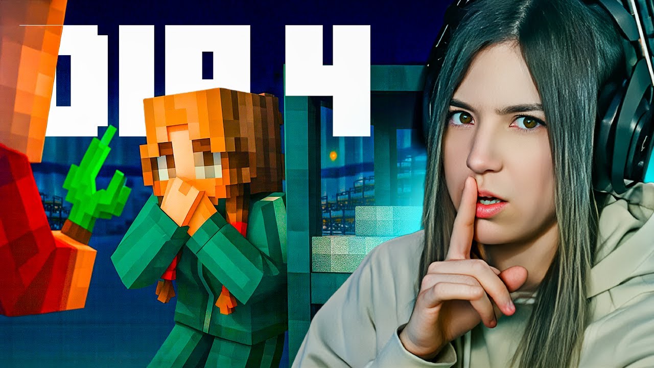 ESCONDIÉNDOME DEL JUEGO MÁS MORTAL 😱🔪 | DÍA 4 Squid Craft 4