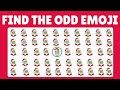 Find The Odd Emoji Christmas Edition ❄️☃️🎅