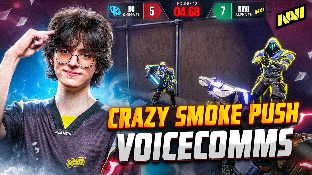 Сумасшедший Пуш Дыма! Тимспик NAVI на VCT 25: EMEA Stage 1
