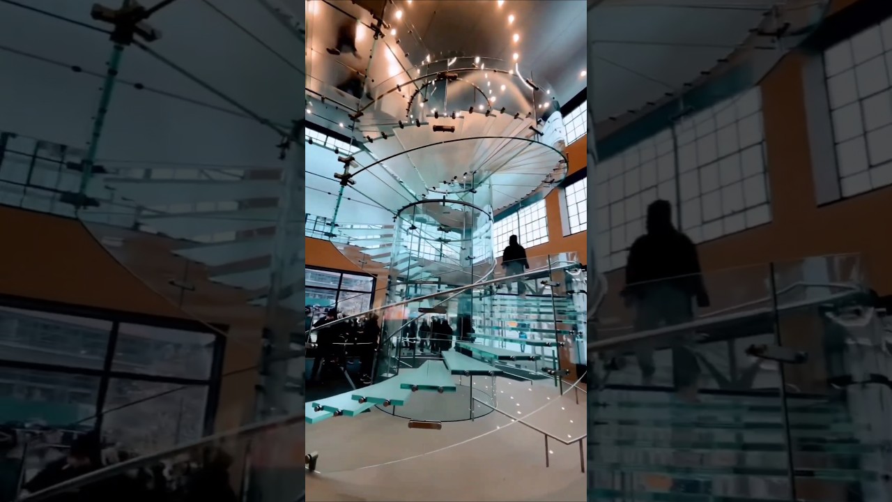 Why Apple Stores Have Glass Staircases #applestore - YouTube
