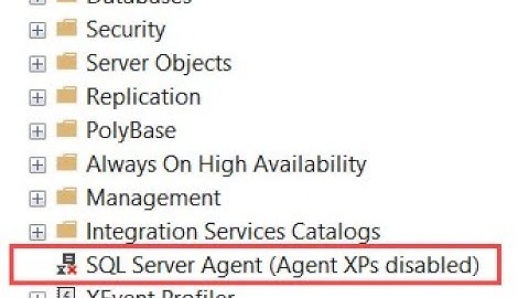 Agent XPs component is turned off