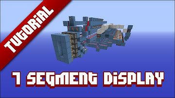 Minecraft Tutorial: 7 Segment Display