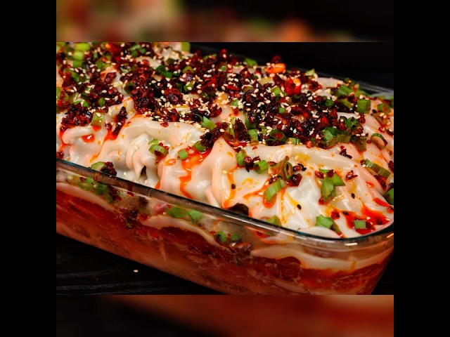 VIRAL DUMPLING LASAGNA #shorts #mukbang #eatingshow #foodasmr #asmreating  #eatingsounds #seafood