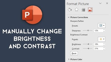 How To Manually Change Brightness & Contrast In PowerPoint (2024) Easy & Fast Tutorial