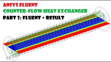 ANSYS FLUENT Tutorial: Counter Flow Heat Exchanger Part 3/3