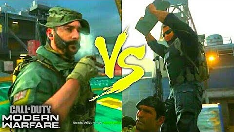 Lerch VS Captain Price Who Has The Best Default Execution Takedown🤔? -  Modern Warfare Execution