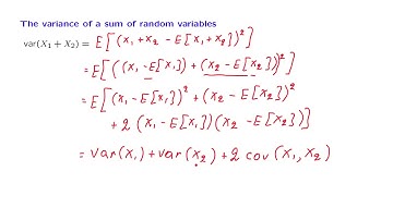 L12.7 The Variance of the Sum of Random Variables