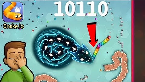 10,000 + Score Giant Snake Died Like A Noob In Snake.Io! Epic Snakeio Gameplay