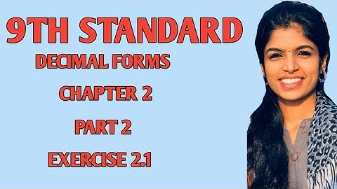 Decimal forms ,chapter 2,kerala syllabus 9th standard