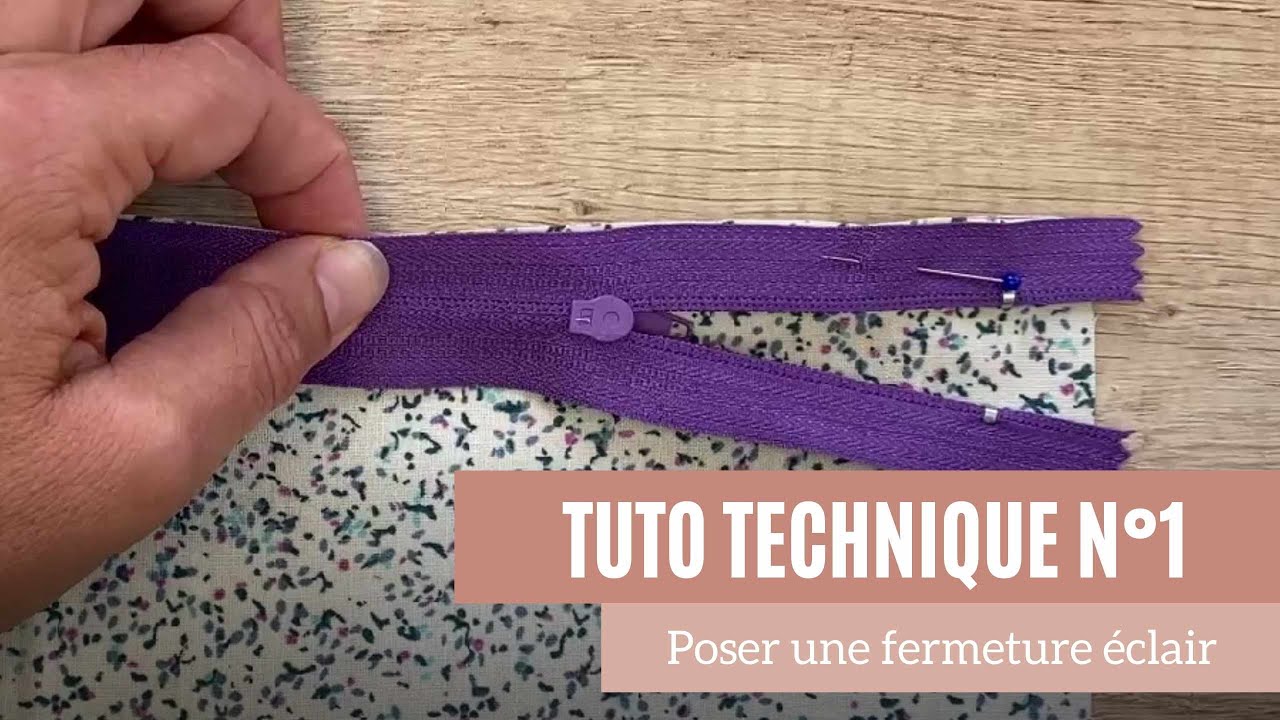 DIY Couture : comment poser proprement une fermeture éclair