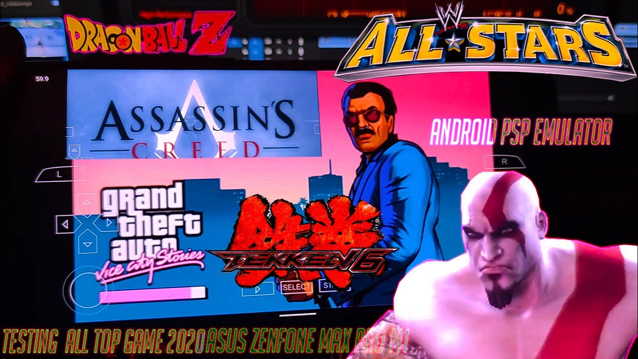 PPSSPP (PSP)  PLAYING ALL TOP GAMES IN 2020! |  FT. ASUS ZENFONE MAX PRO M1 | HANDCAM OLD MEMORIES