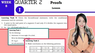 G8- PROOFS | Learning Task 1-2, Learning Task 4 Week 7