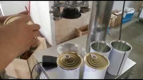VD102 A   Semi Automatic  Can Seamer Machine + PET can+tin can