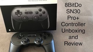 8BitDo SN30 Pro+ Bluetooth Gamepad Controller Unboxing and Review UK