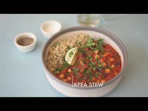 Tasty Vegan Moroccan Chickpea Stew in 30 mins!